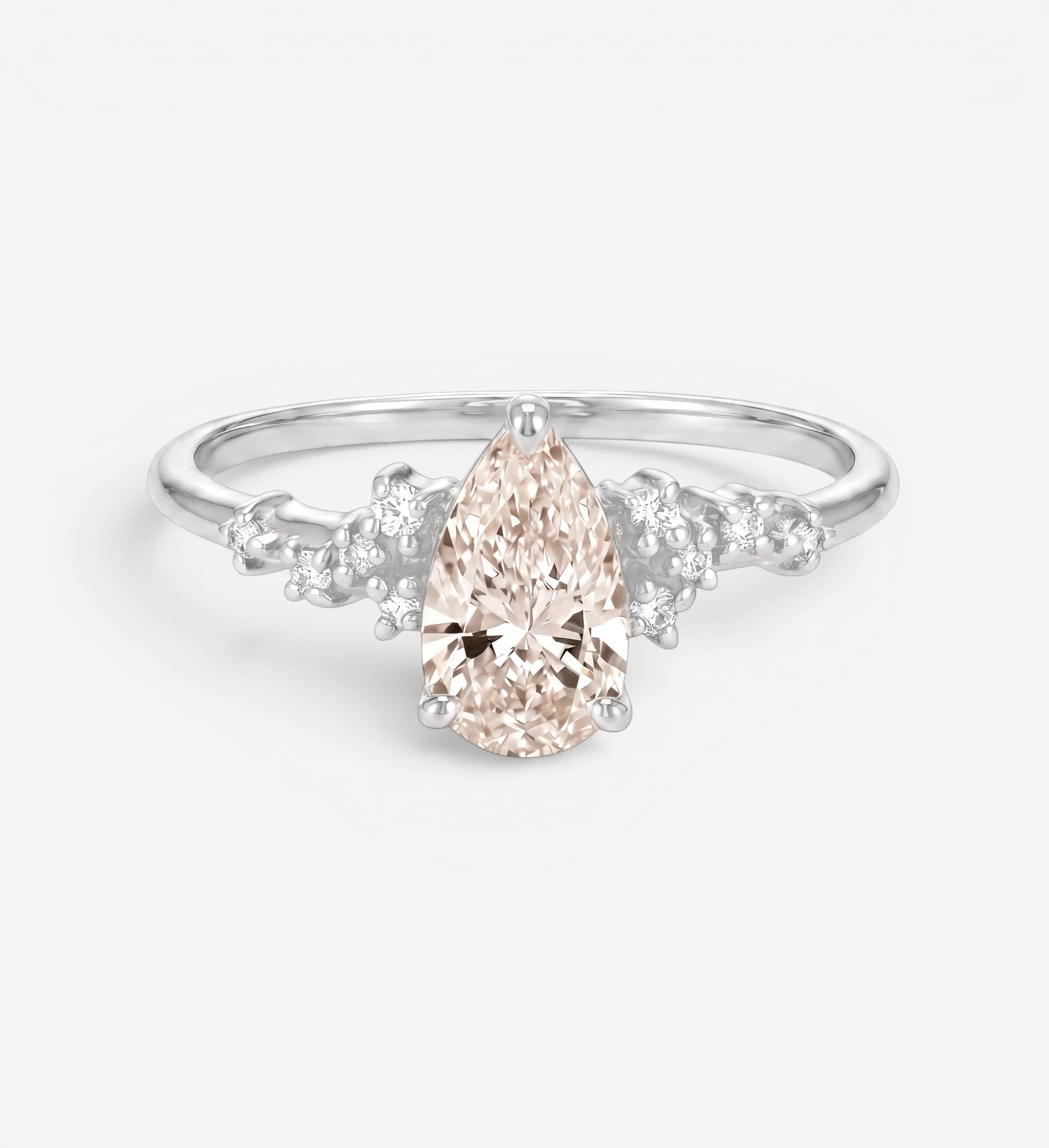 Sienna ring | pear champagne diamond