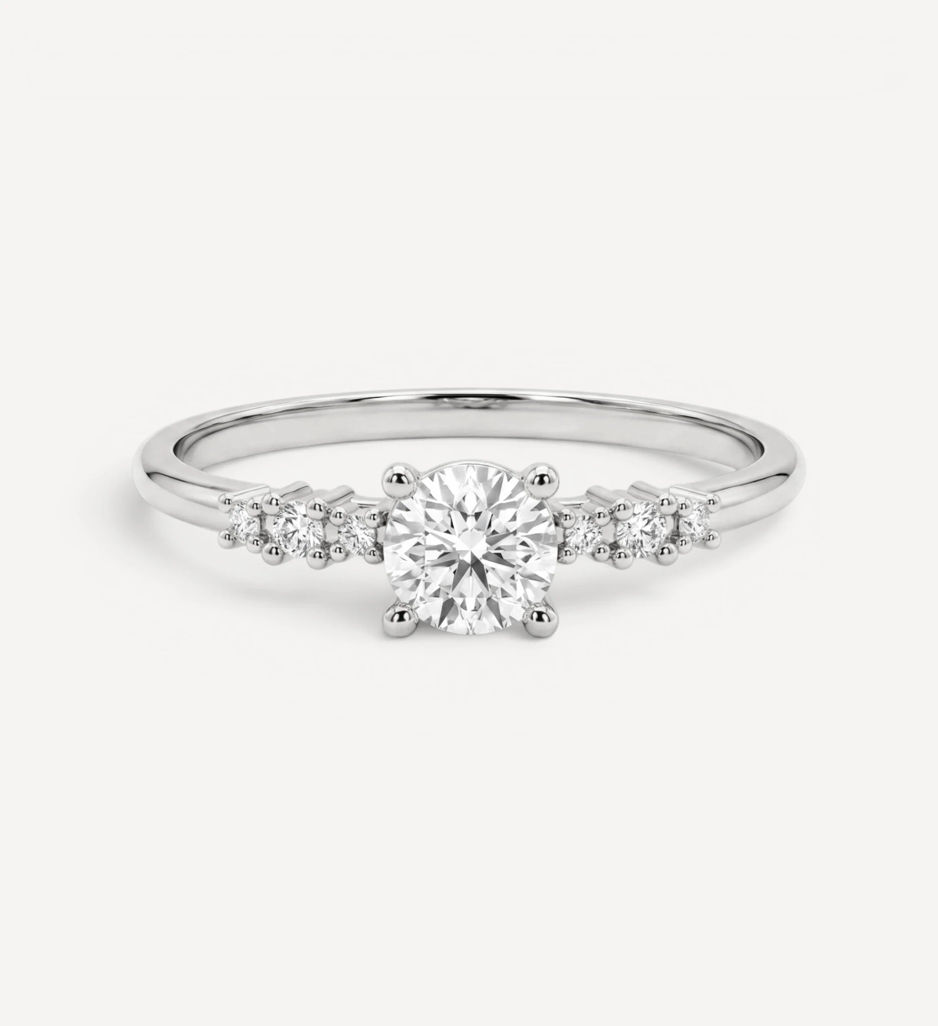 Breanna | sapphire & diamonds