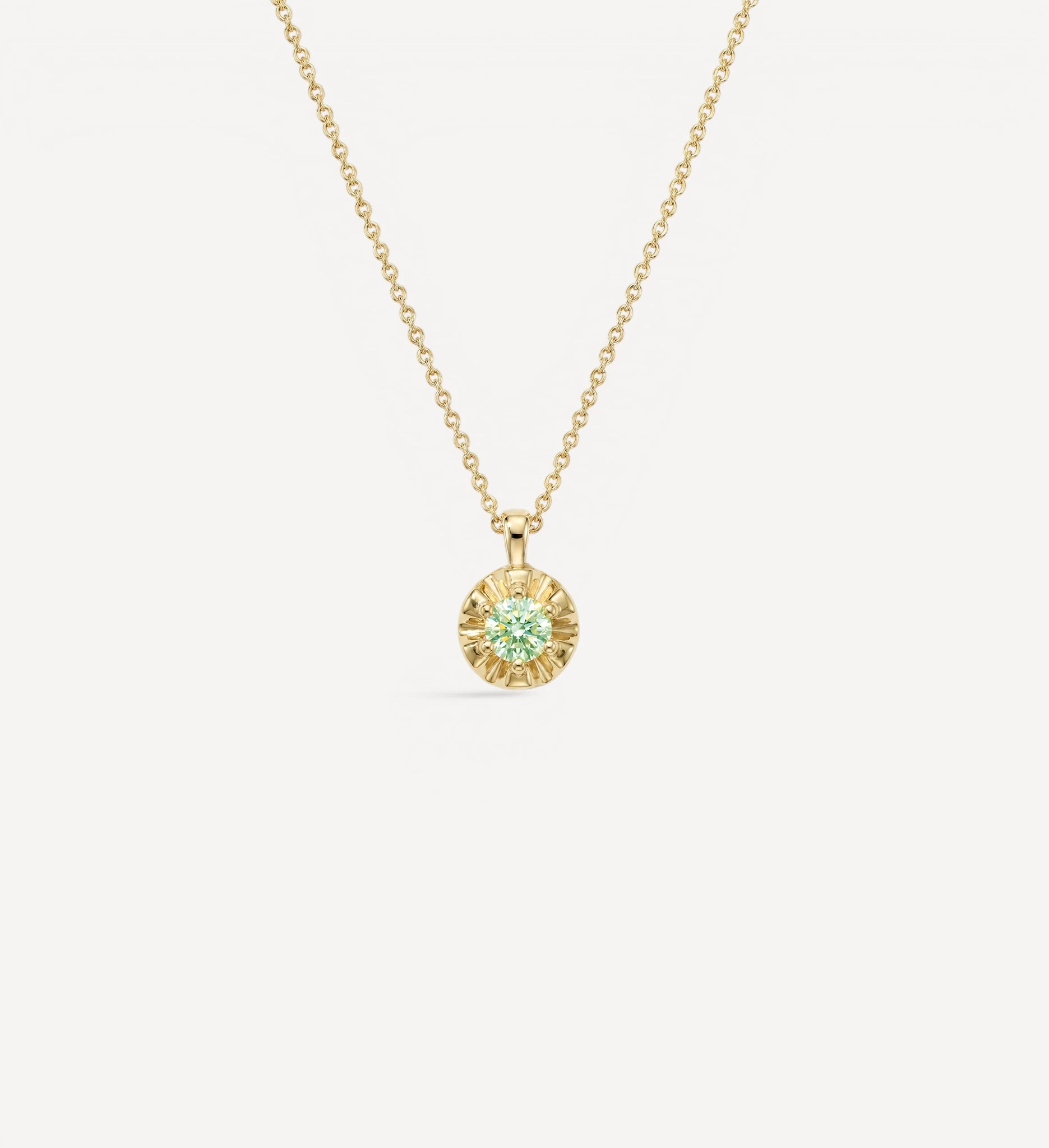 Margot Necklace | Petite Round Birthstone
