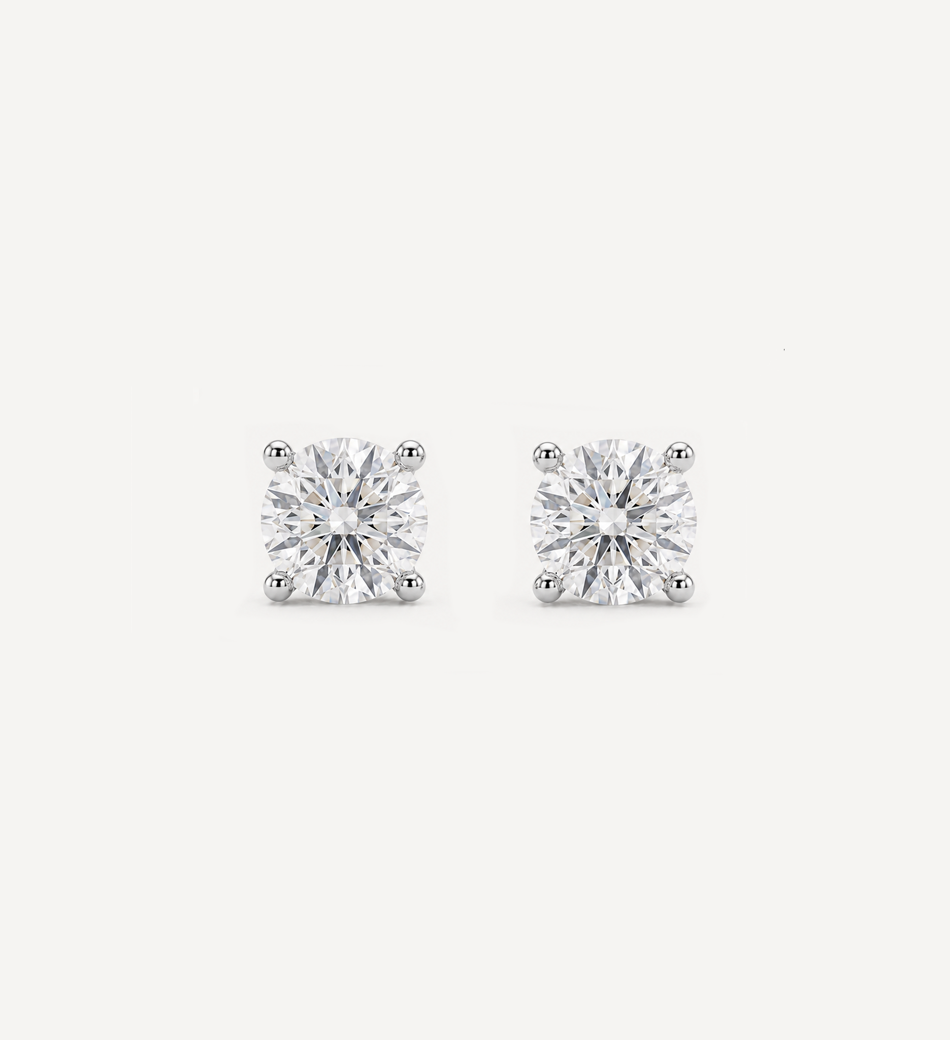 Grace Diamond Studs | Round