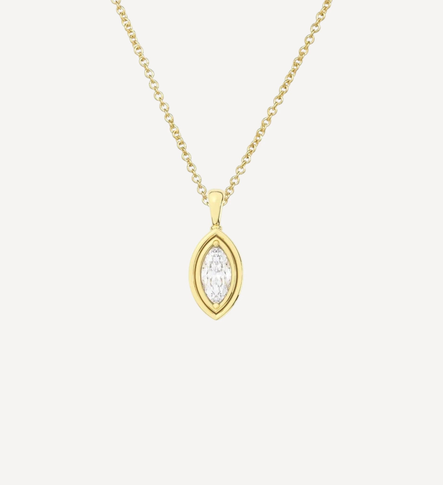 Flow Necklace | Marquise Diamond