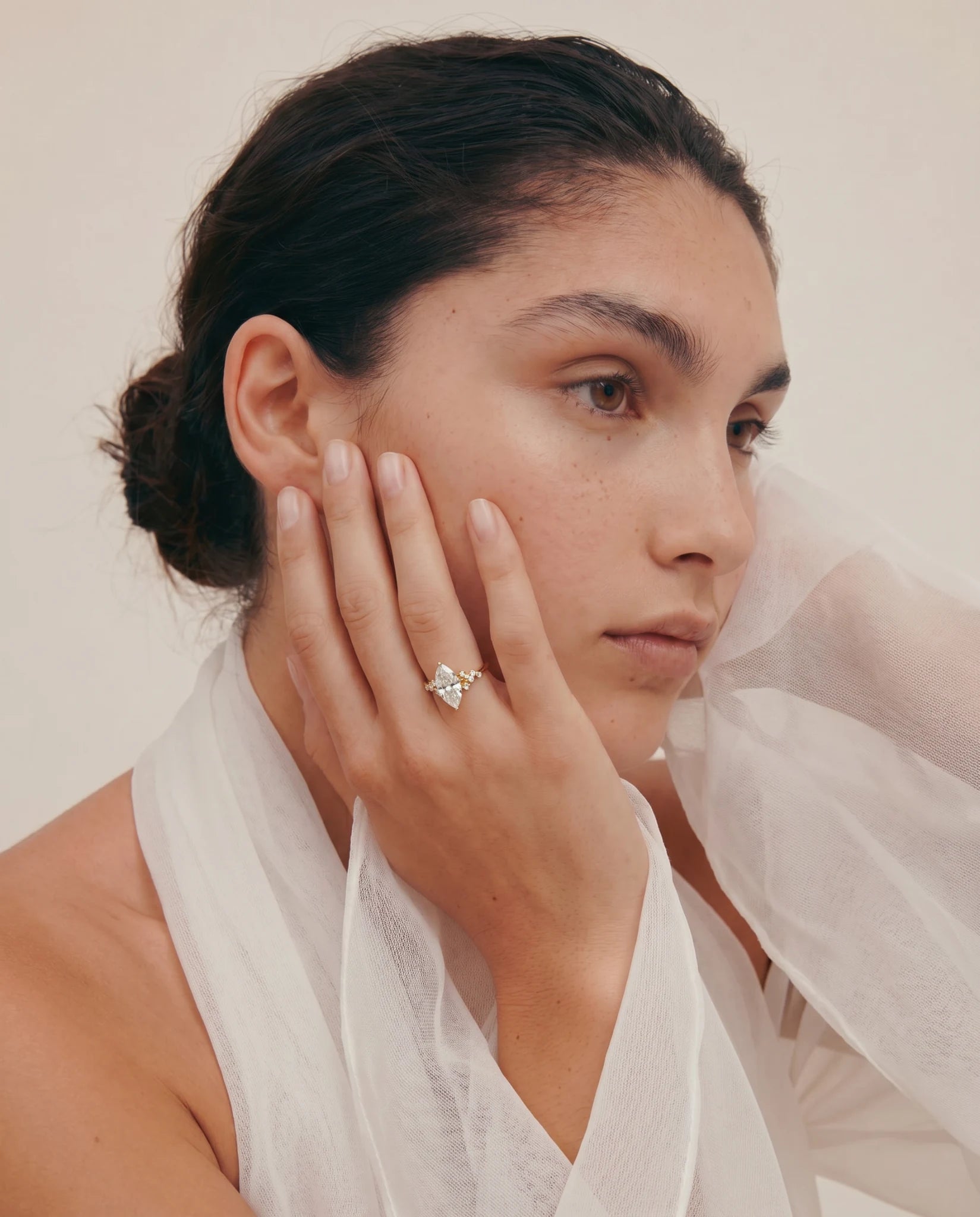 Sienna ring | marquise diamond