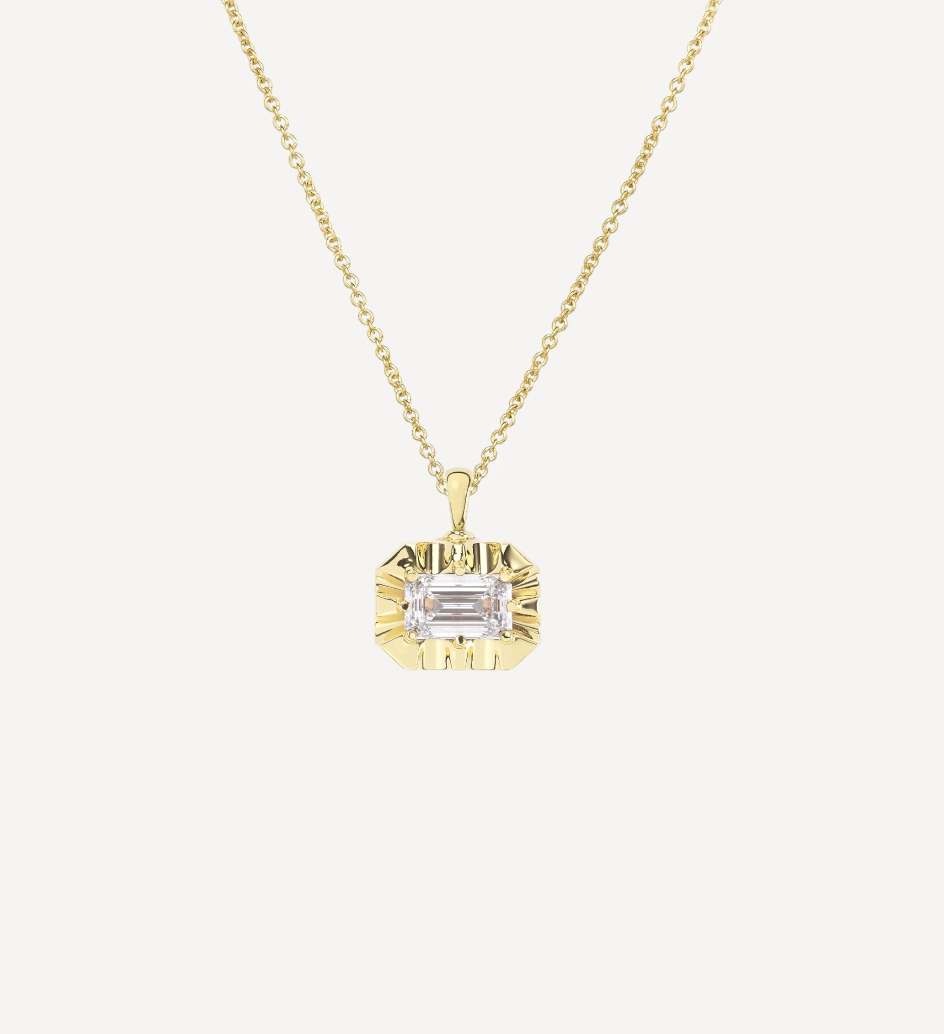 Margot Necklace | Emerald Diamond