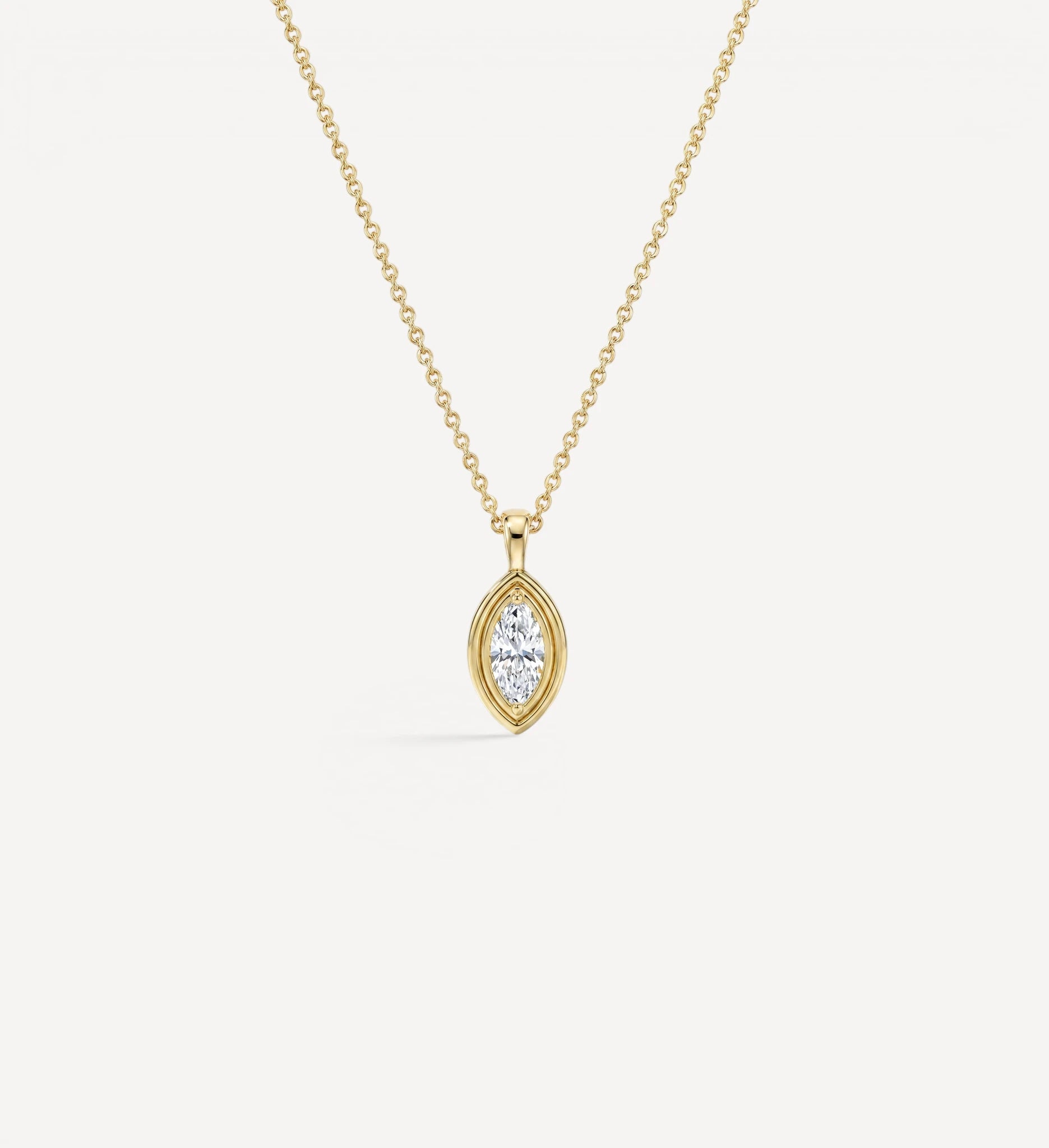 Flow Necklace | Marquise Diamond