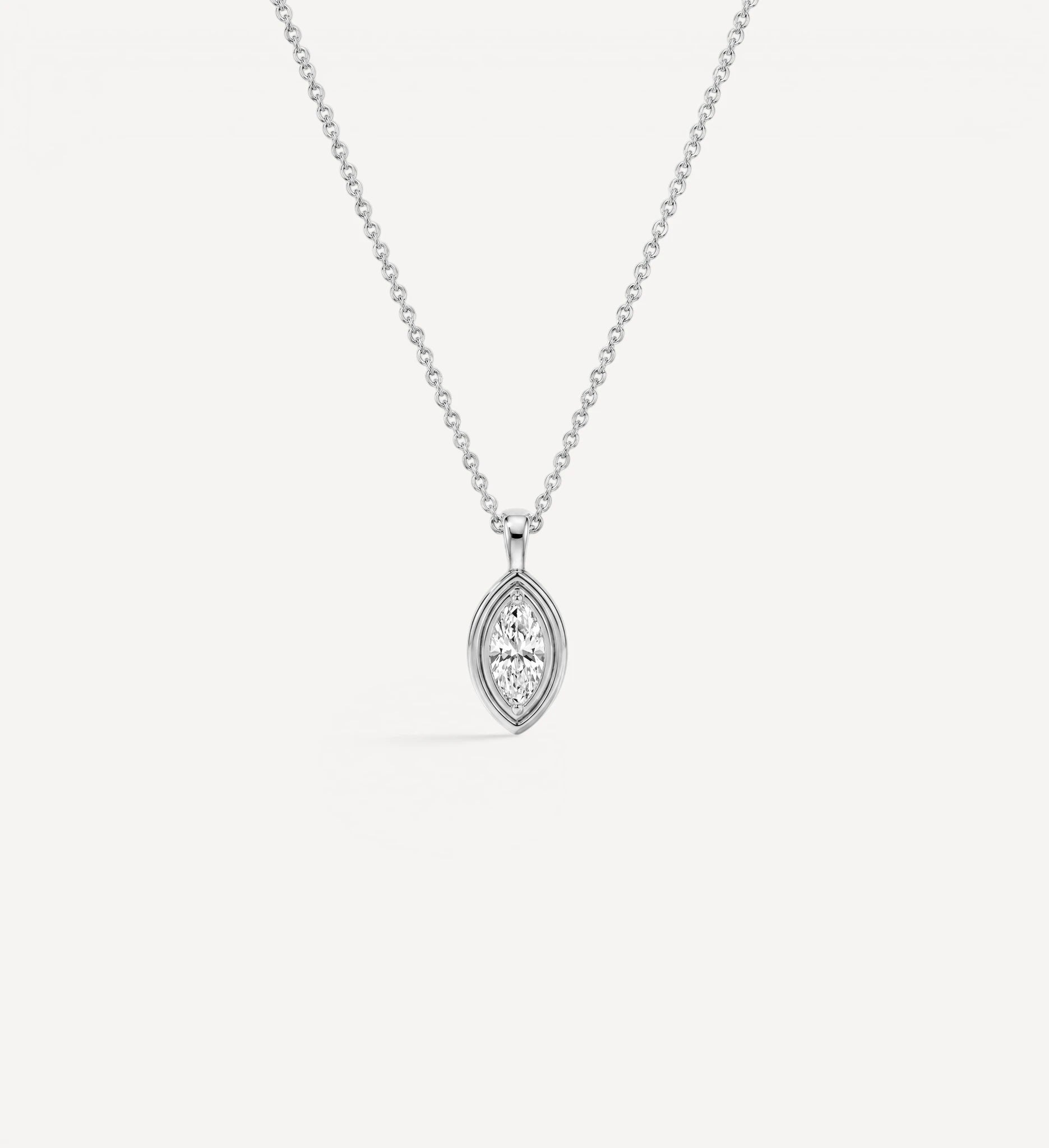Flow Necklace | Marquise Diamond