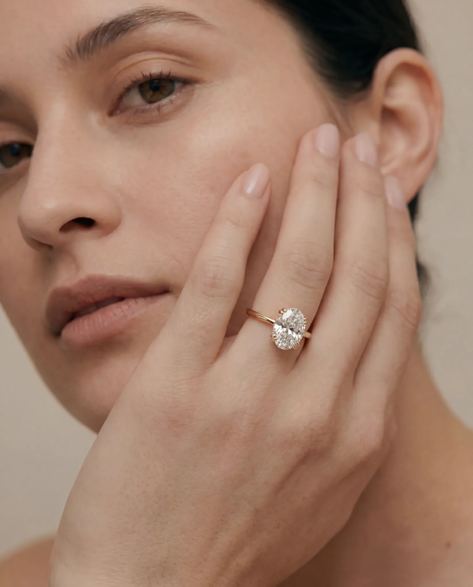 Oval Solitaire | diamond