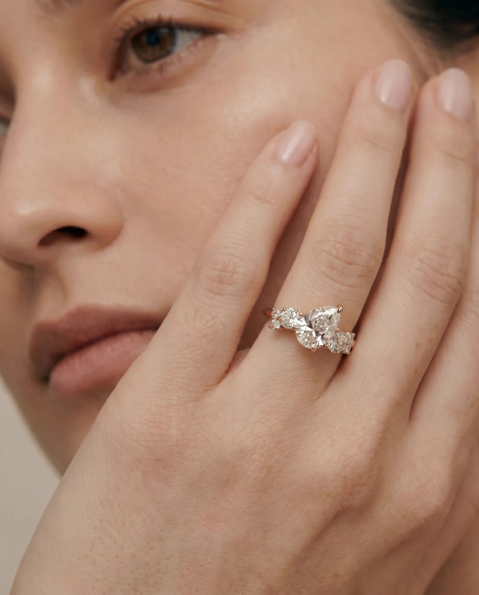 Winifred Diamond Cluster | Pear