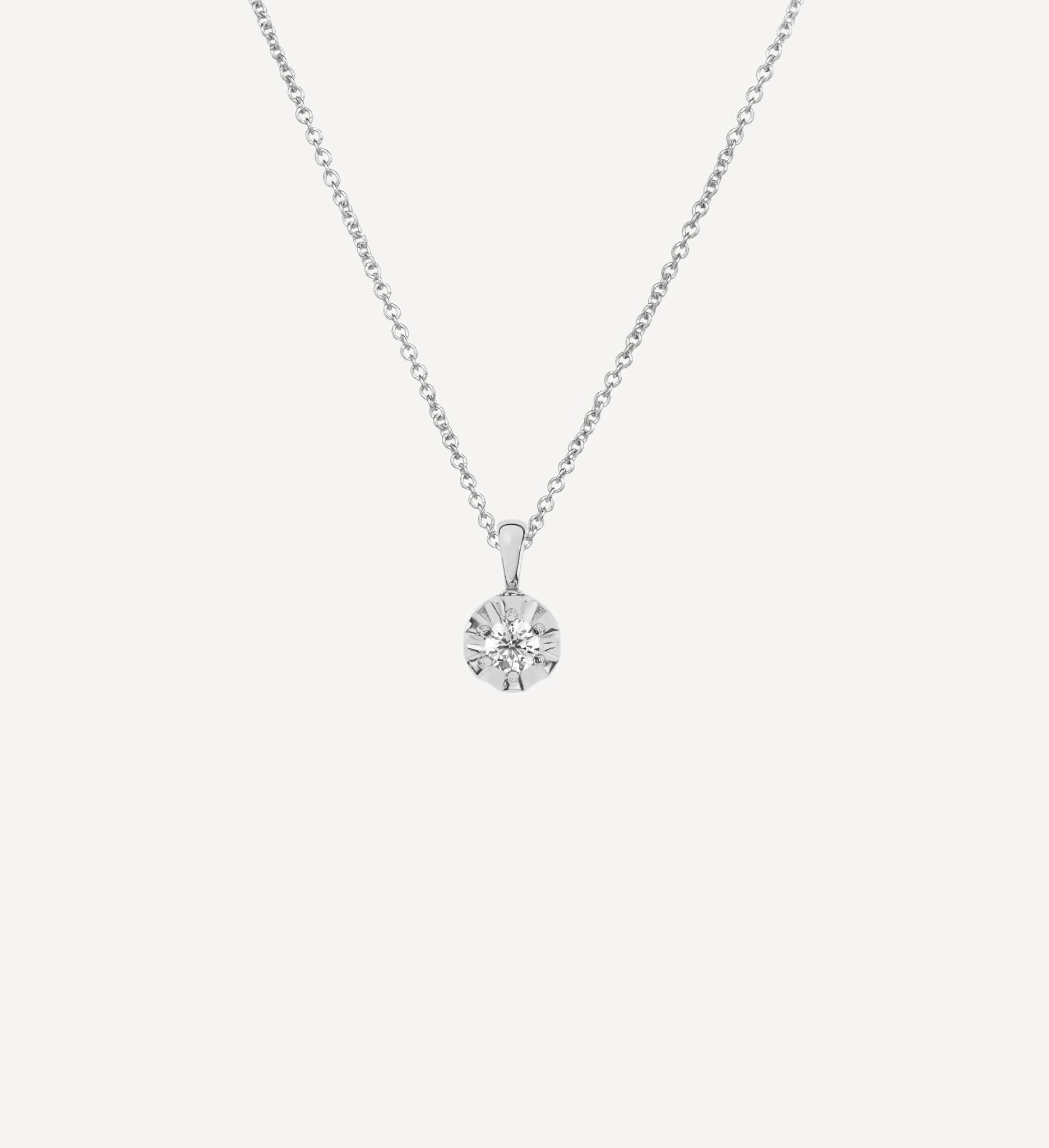Margot Necklace | Petite Round Birthstone