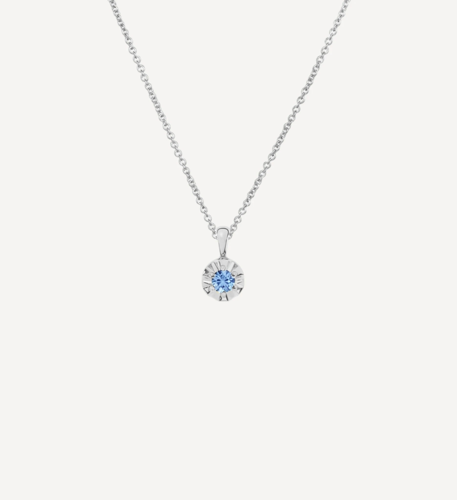 Margot Necklace | Petite Round Birthstone