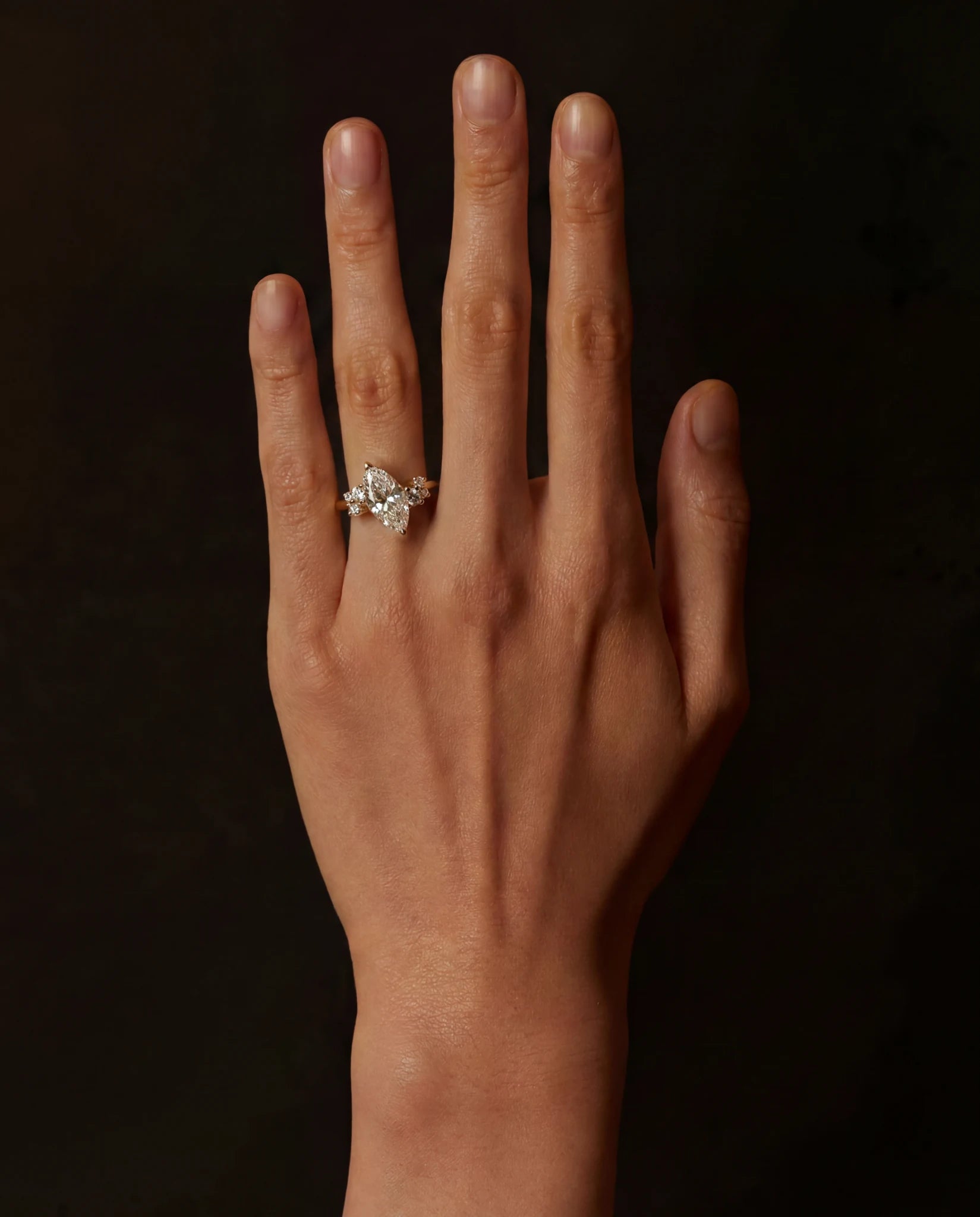 Winifred Diamond Cluster | Marquise