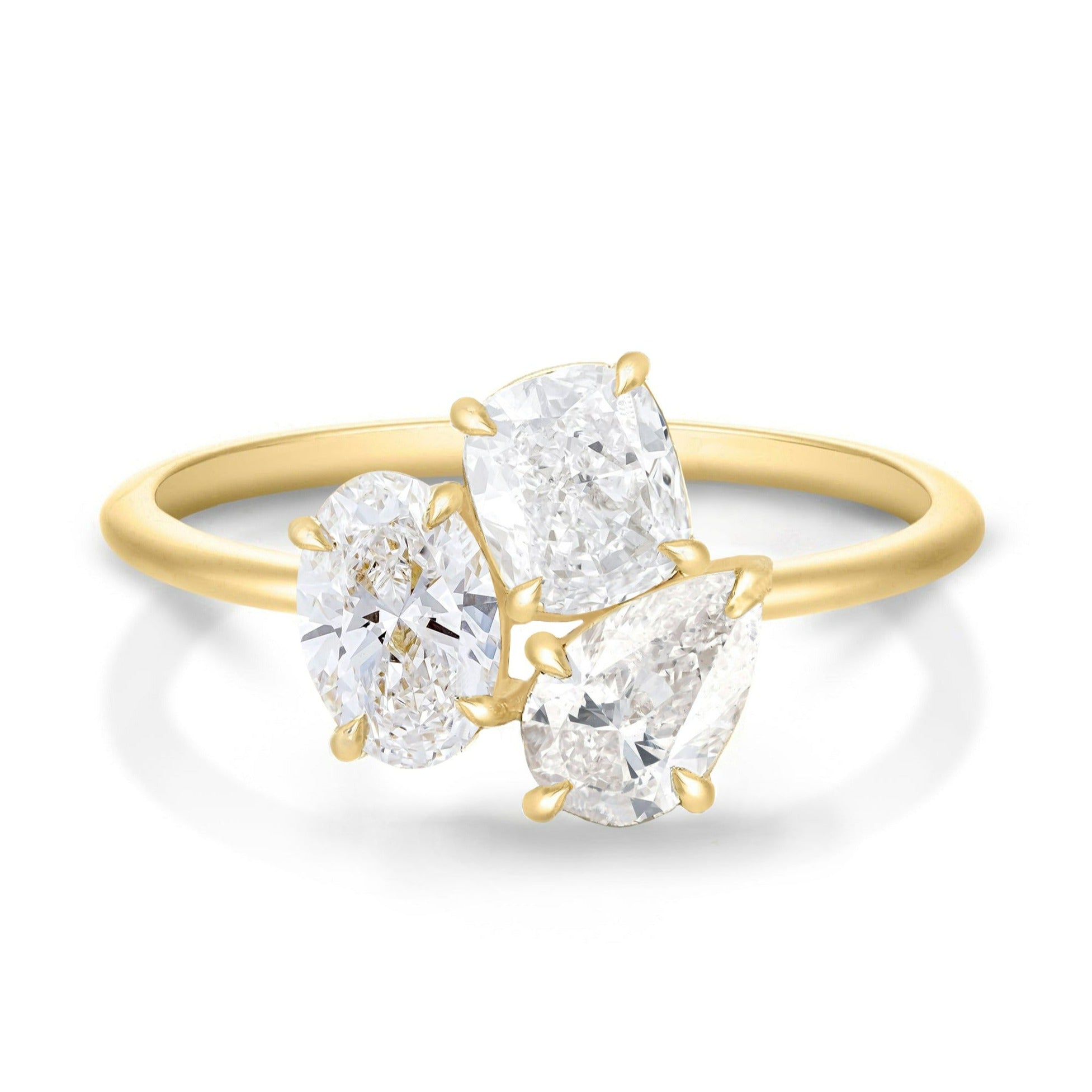 Triolet ring | diamond