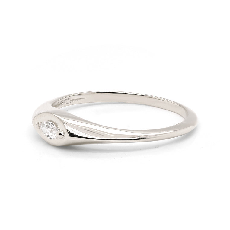 Marquise Signet | Diamond