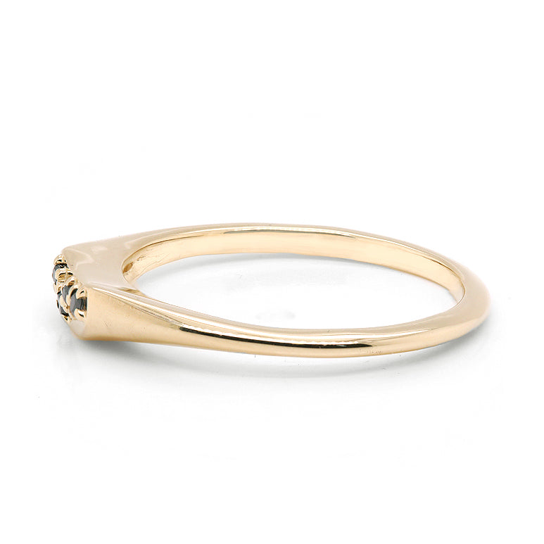 Crescent Signet II | Black Diamond