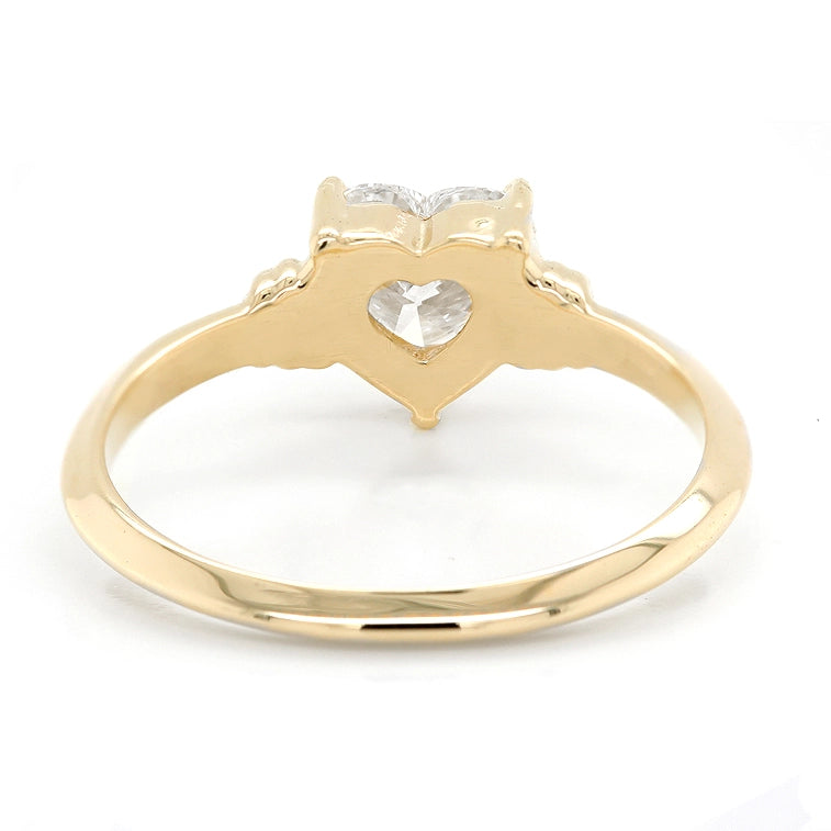 Diamond Heart ring | large