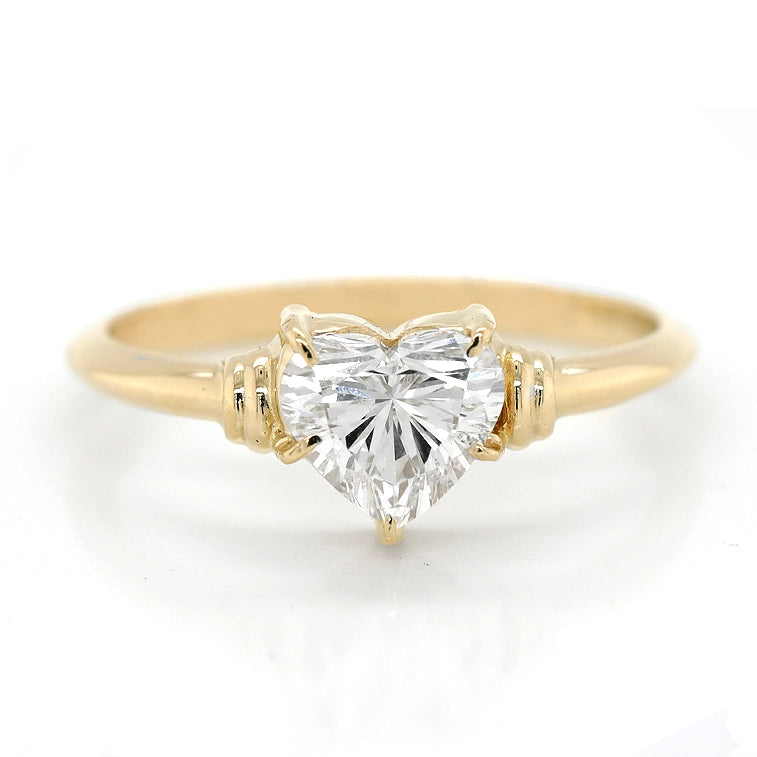 Diamond Heart ring | large