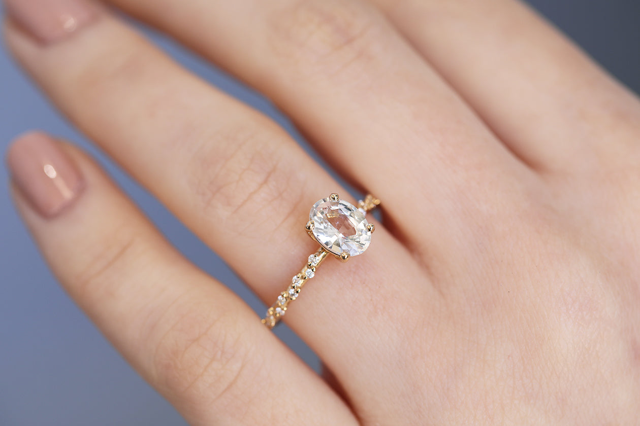 Eden | sapphire & diamonds