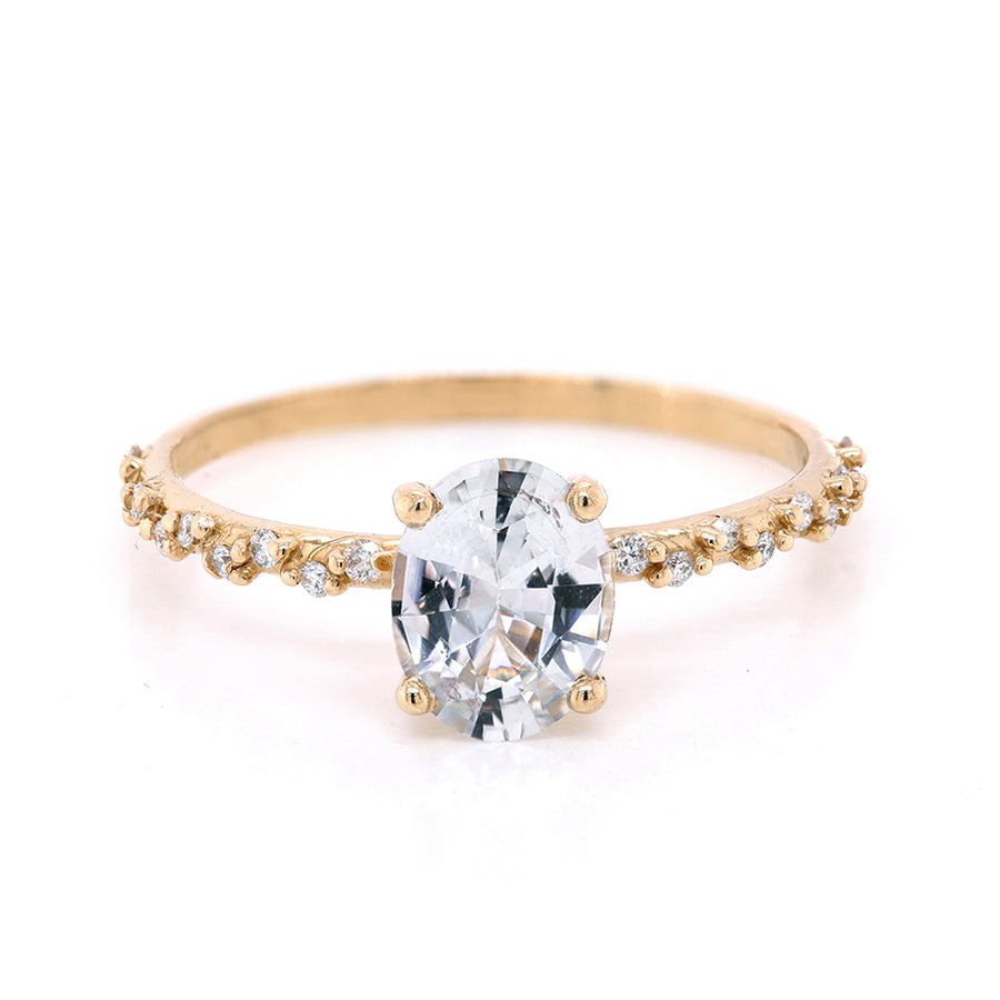 Eden II | sapphire & diamonds