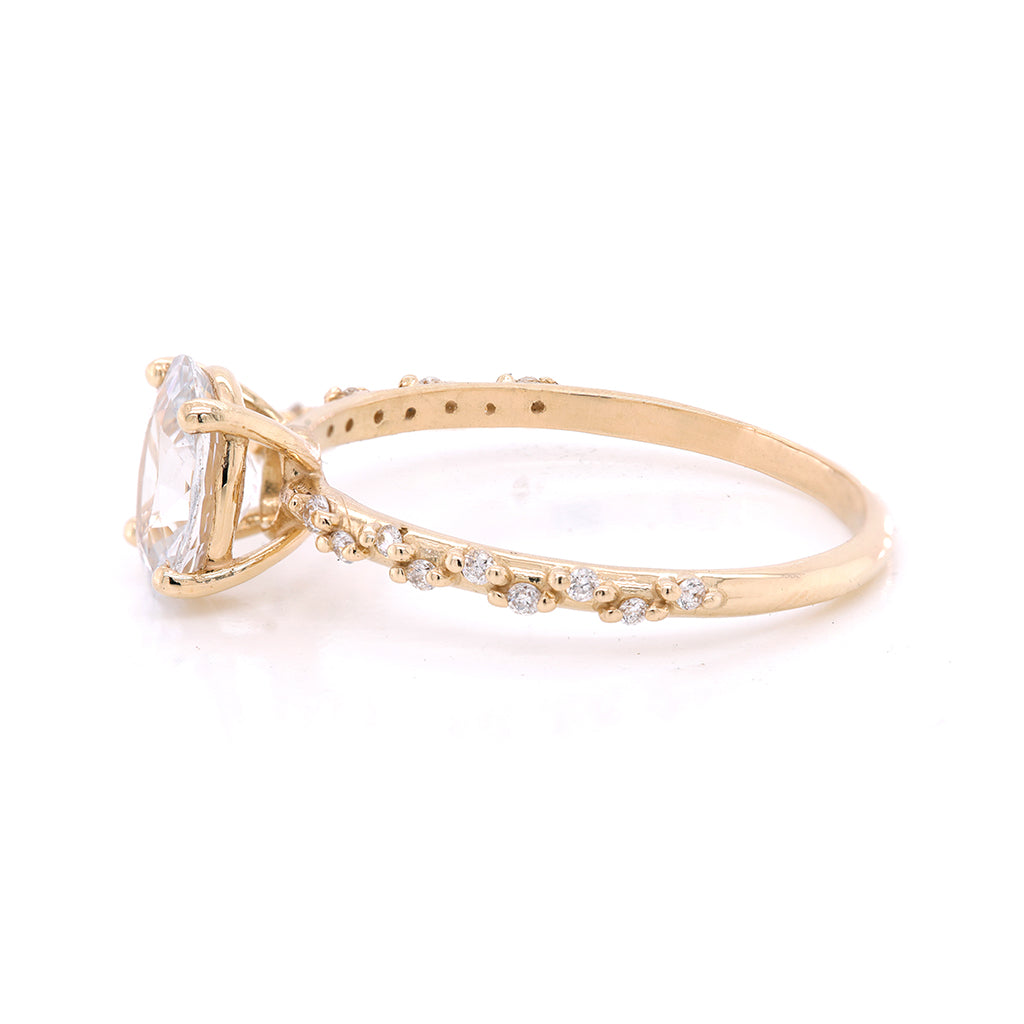 Eden II | sapphire & diamonds
