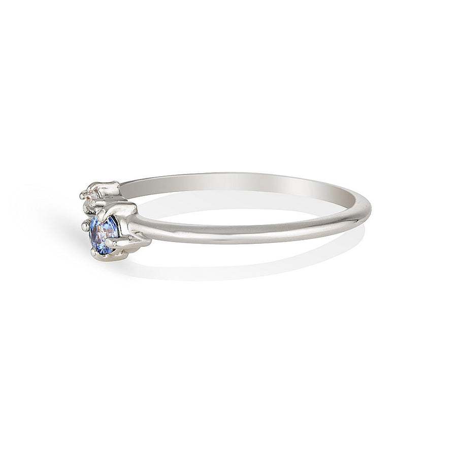 Mischa | blue sapphire & diamond