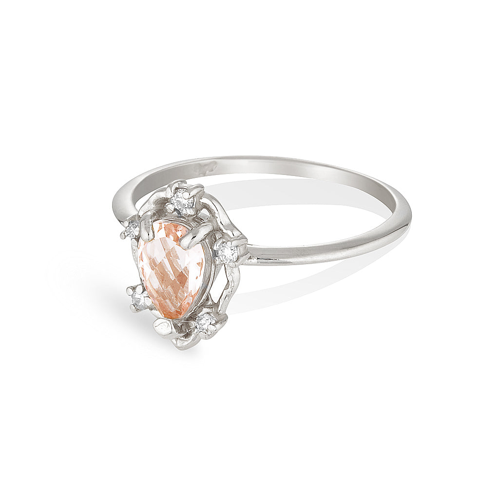 Peone | morganite & diamonds
