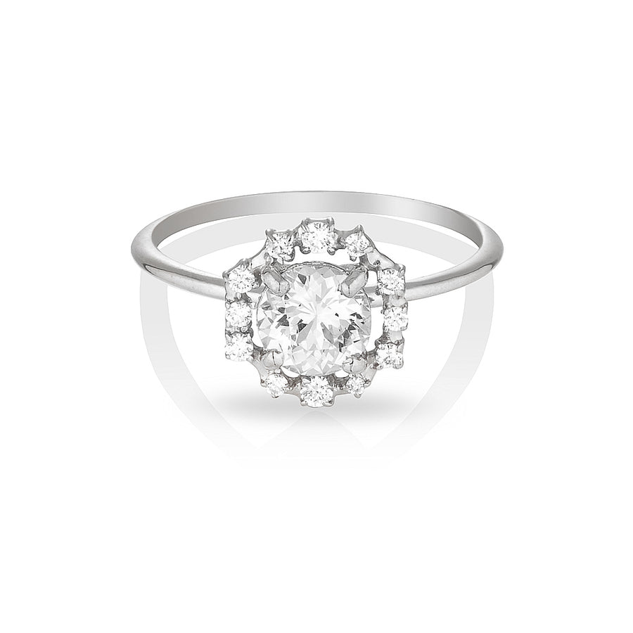 Annalise | sapphire & diamonds