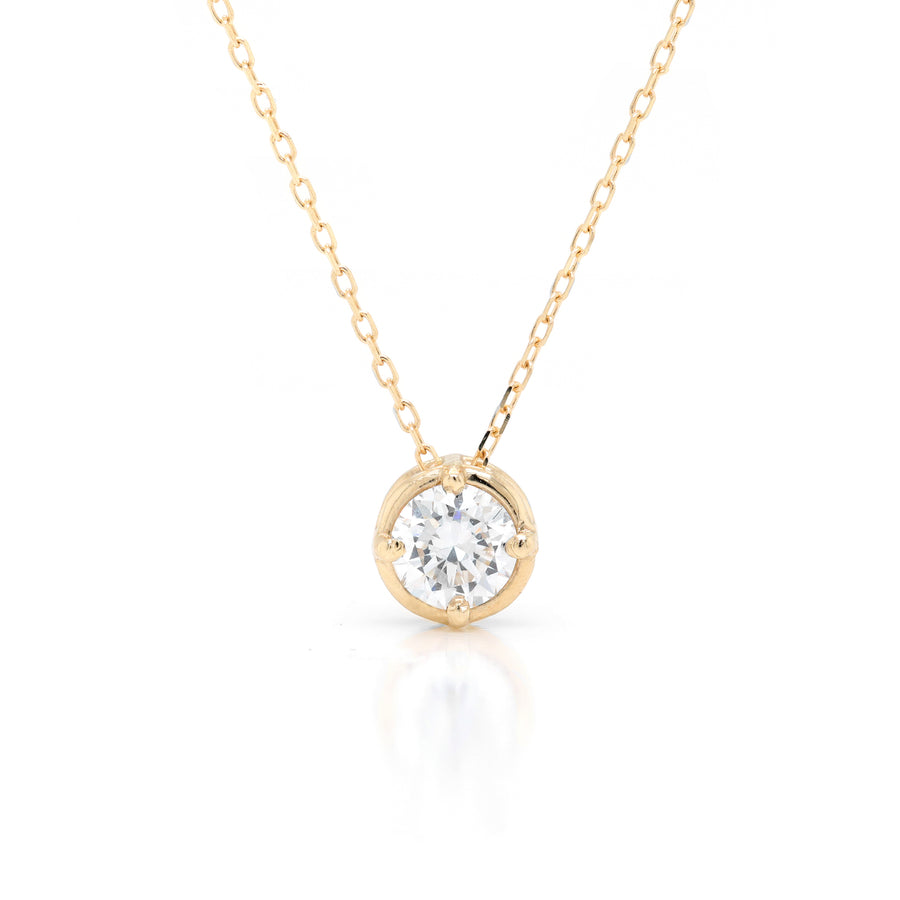 Round Slider Necklace II | Large Diamond