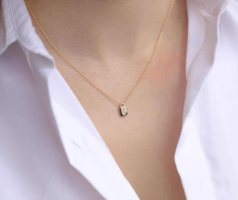 Love Lock necklace II | Diamond
