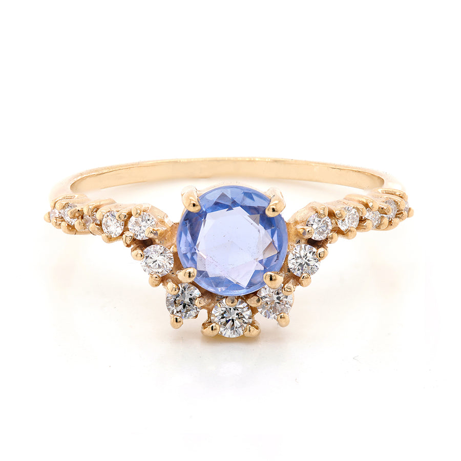 Genevieve II | blue sapphire & diamonds