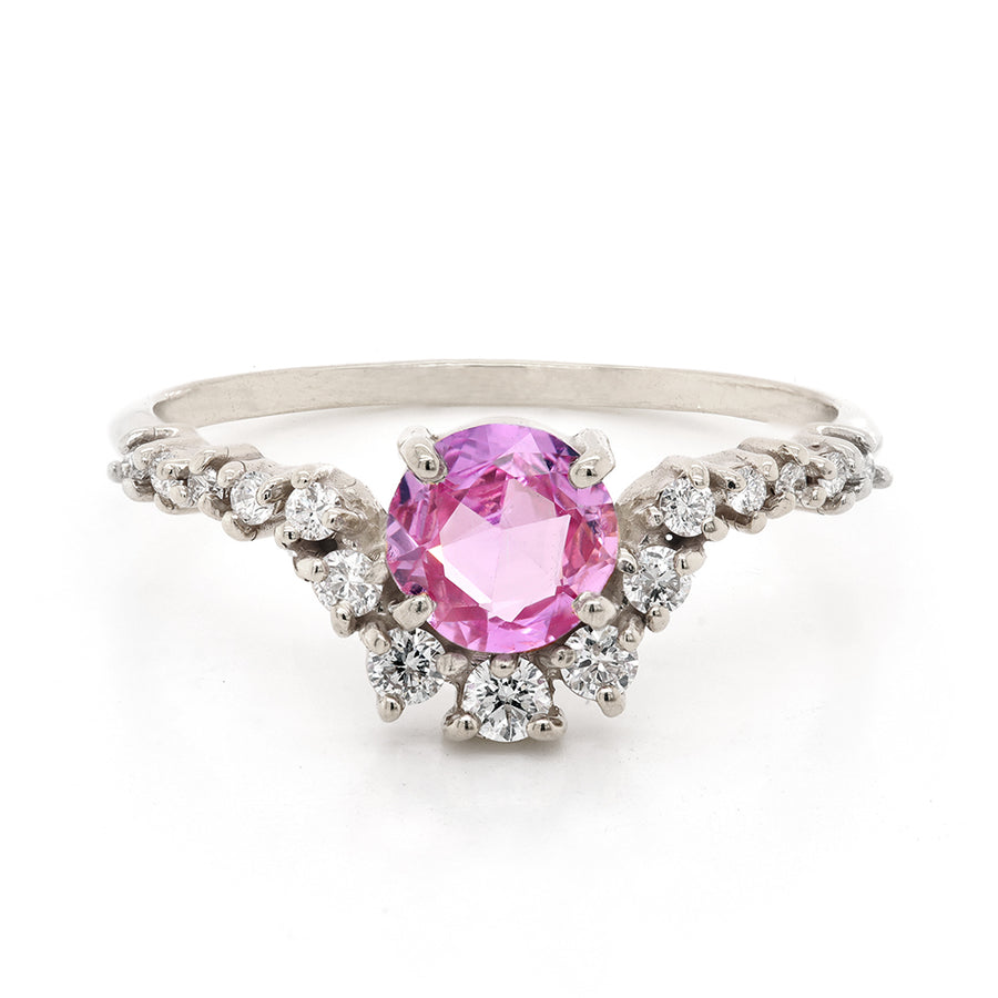 Genevieve | pink sapphire & diamonds