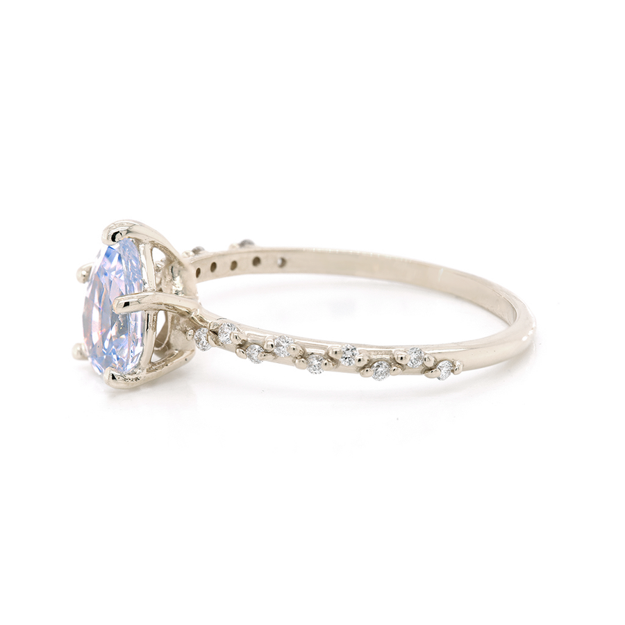Nessa | blue sapphire & diamonds