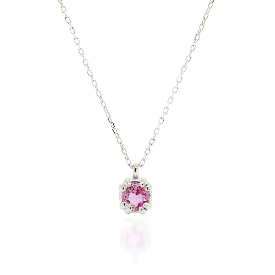 Venus necklace | pink sapphire
