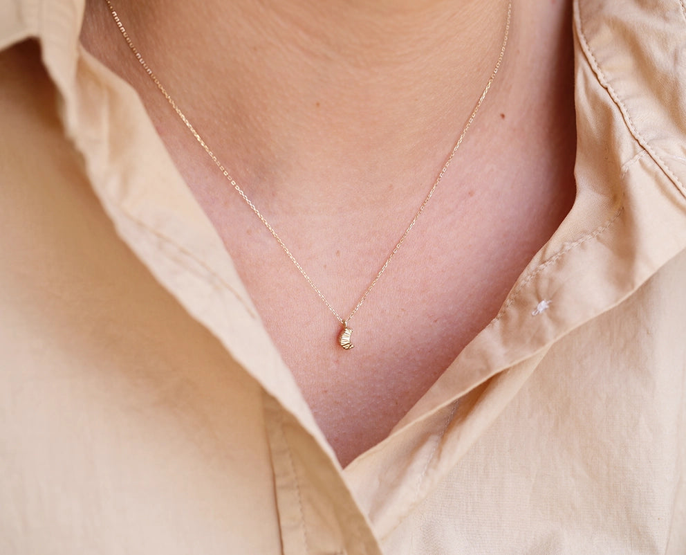 Croissant charm necklace II