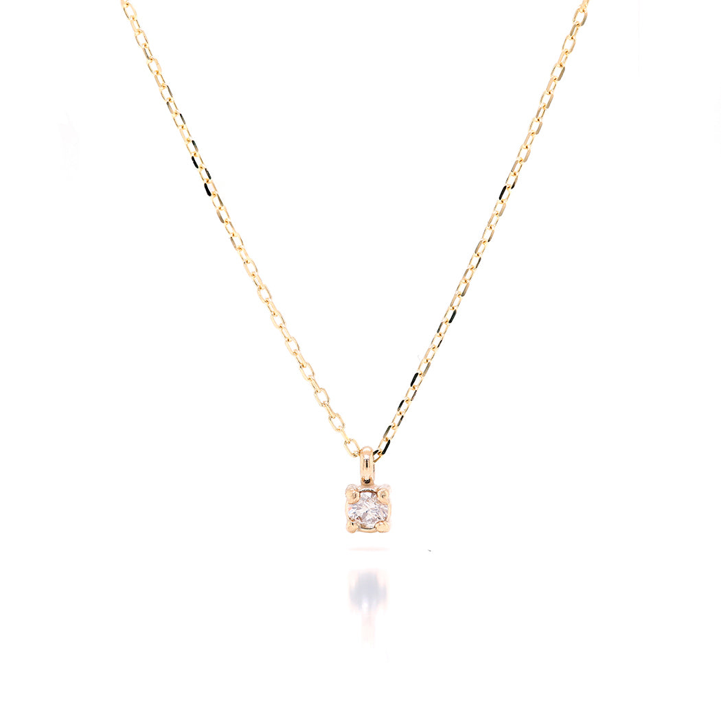 Faye necklace II | white diamond