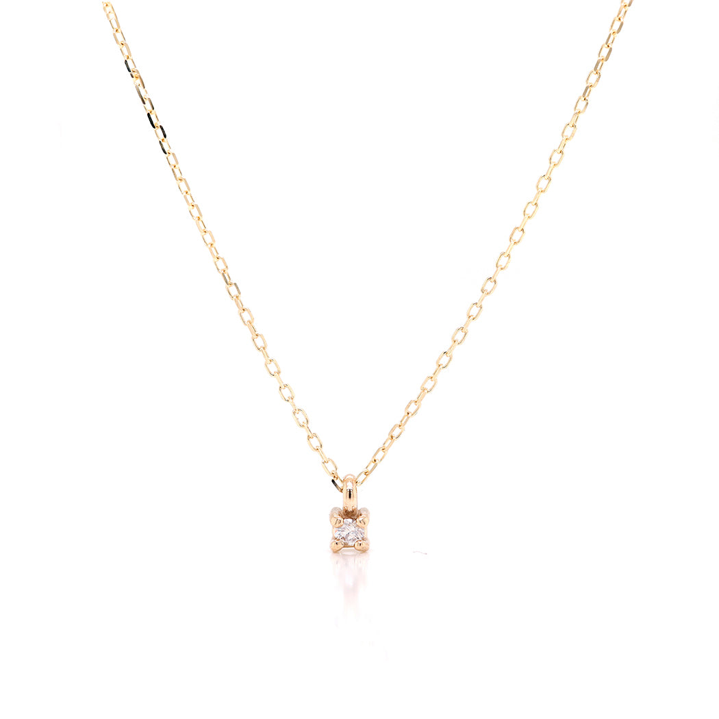 Faye necklace II | white diamond