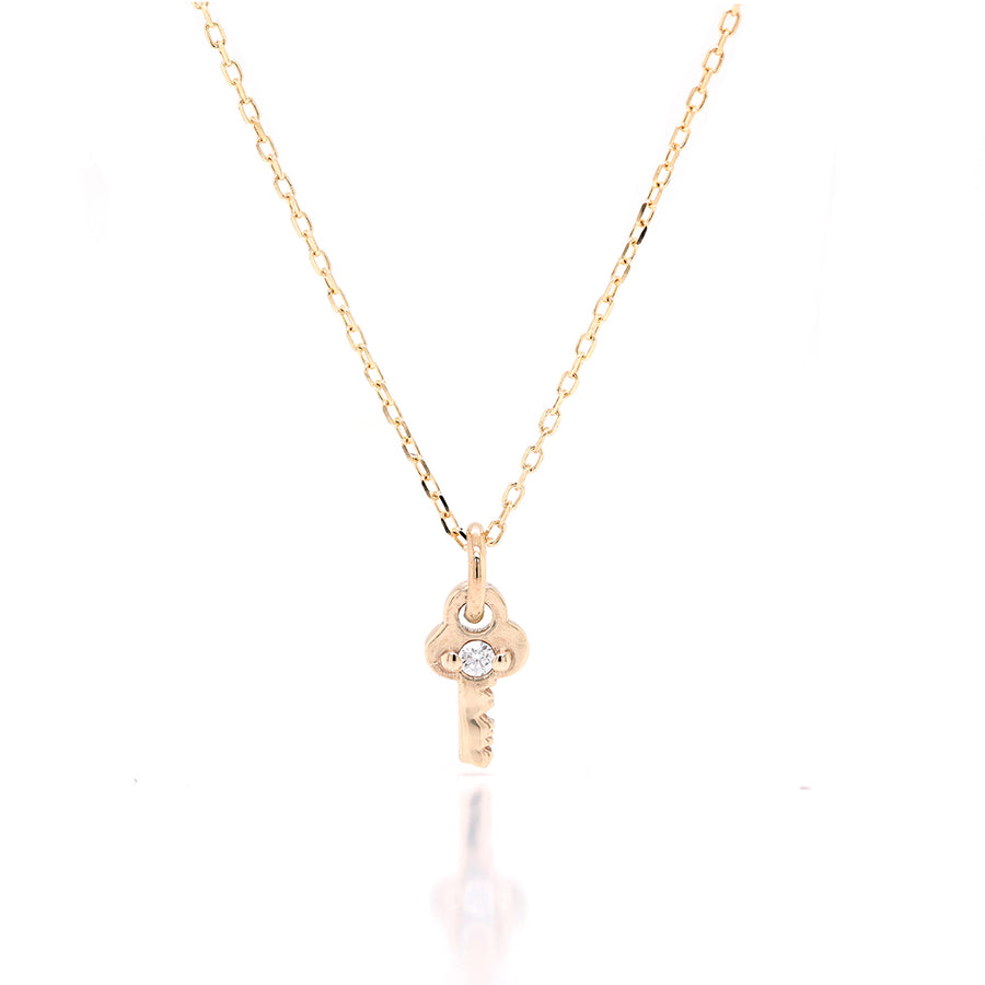 Mini Key Necklace II | diamond