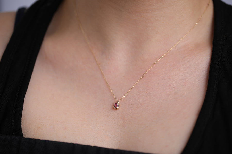 Venus necklace II | pink sapphire
