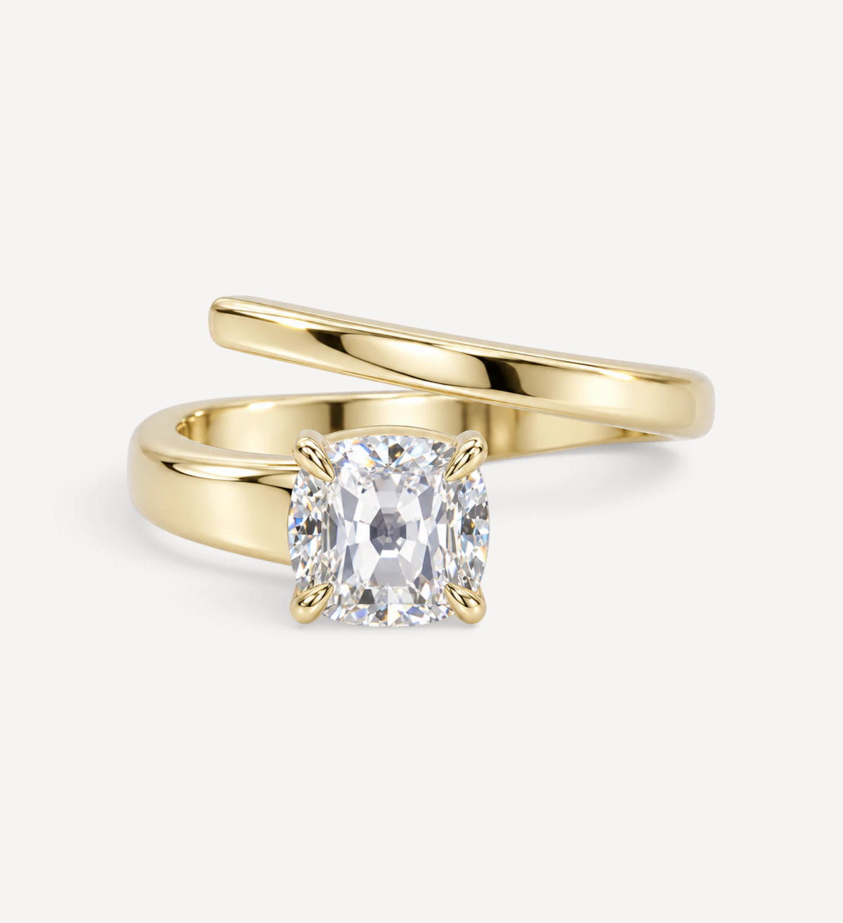 Old Mine Cushion Pinky Ring | One Of A Kind