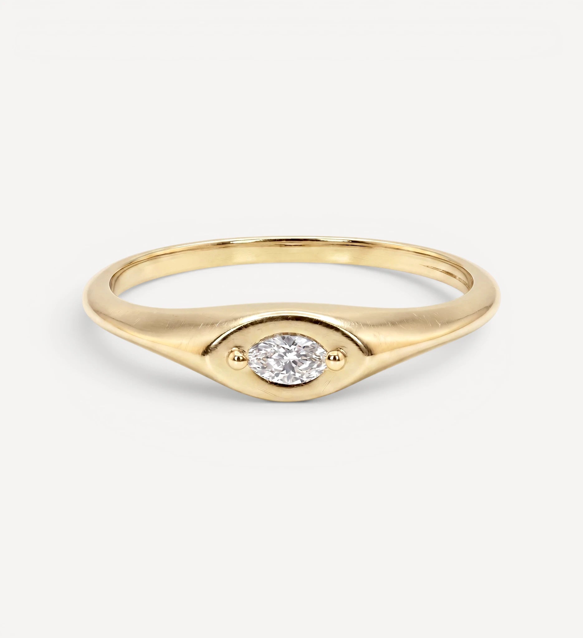 Marquise Signet | Diamond
