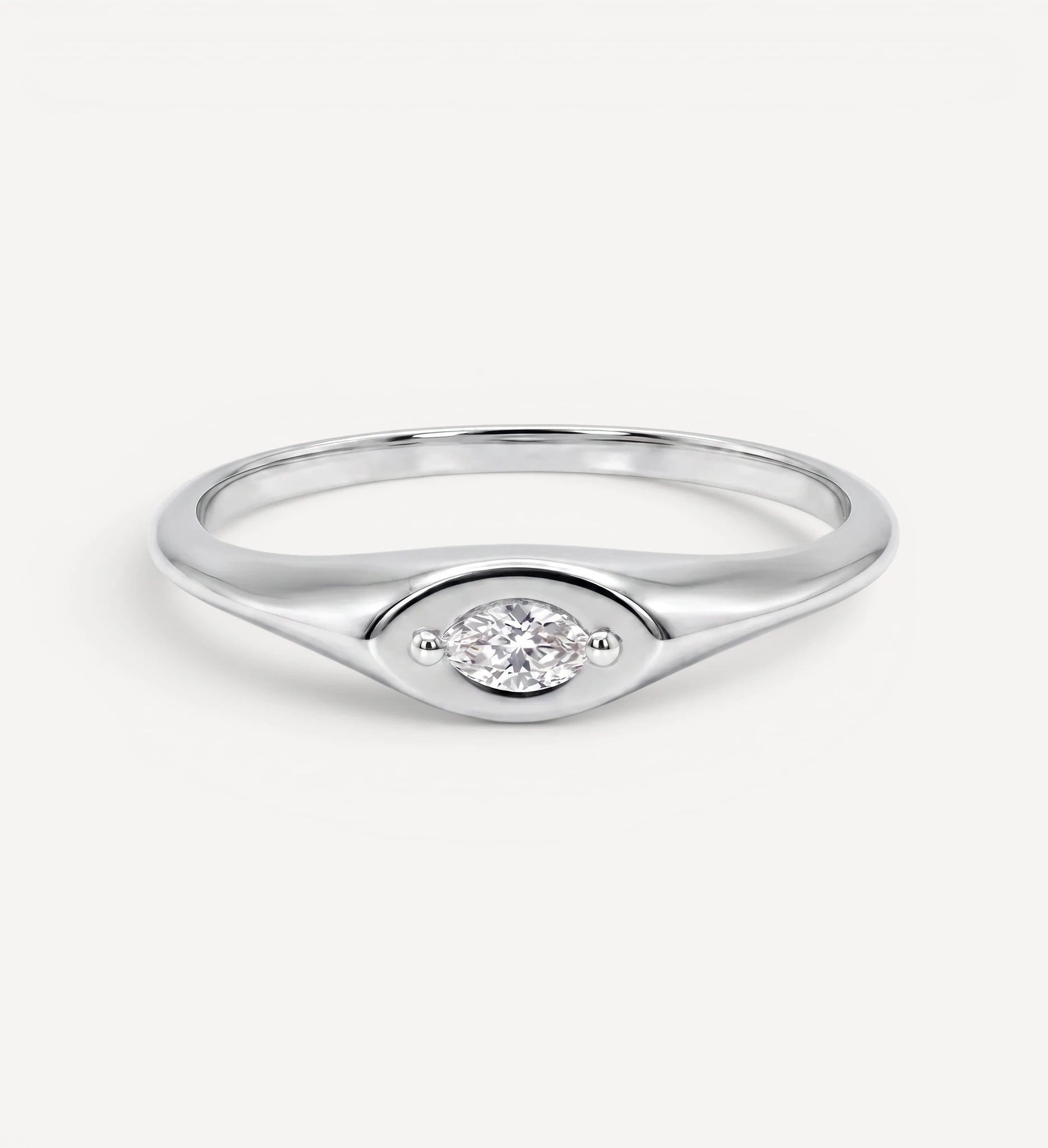 Marquise Signet | Diamond