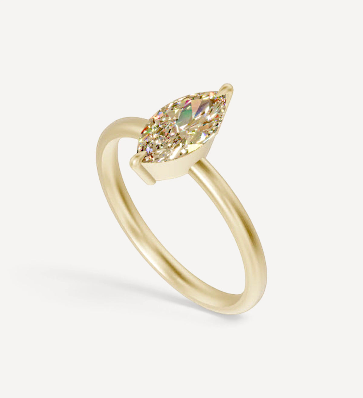 1.00ct Champagne Marquise Ring | One Of A Kind
