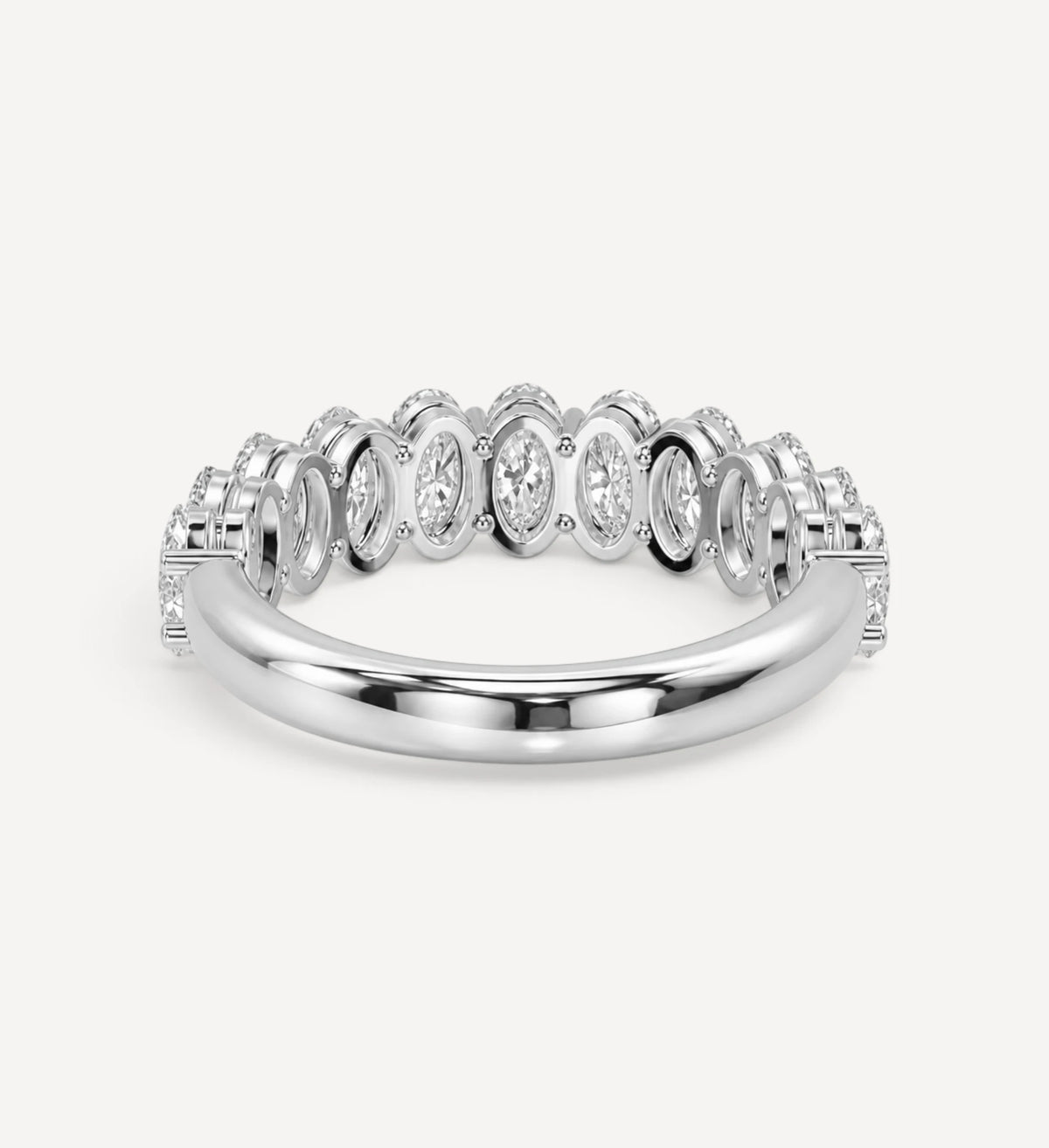 Classic Eternity Ring | Oval Diamond