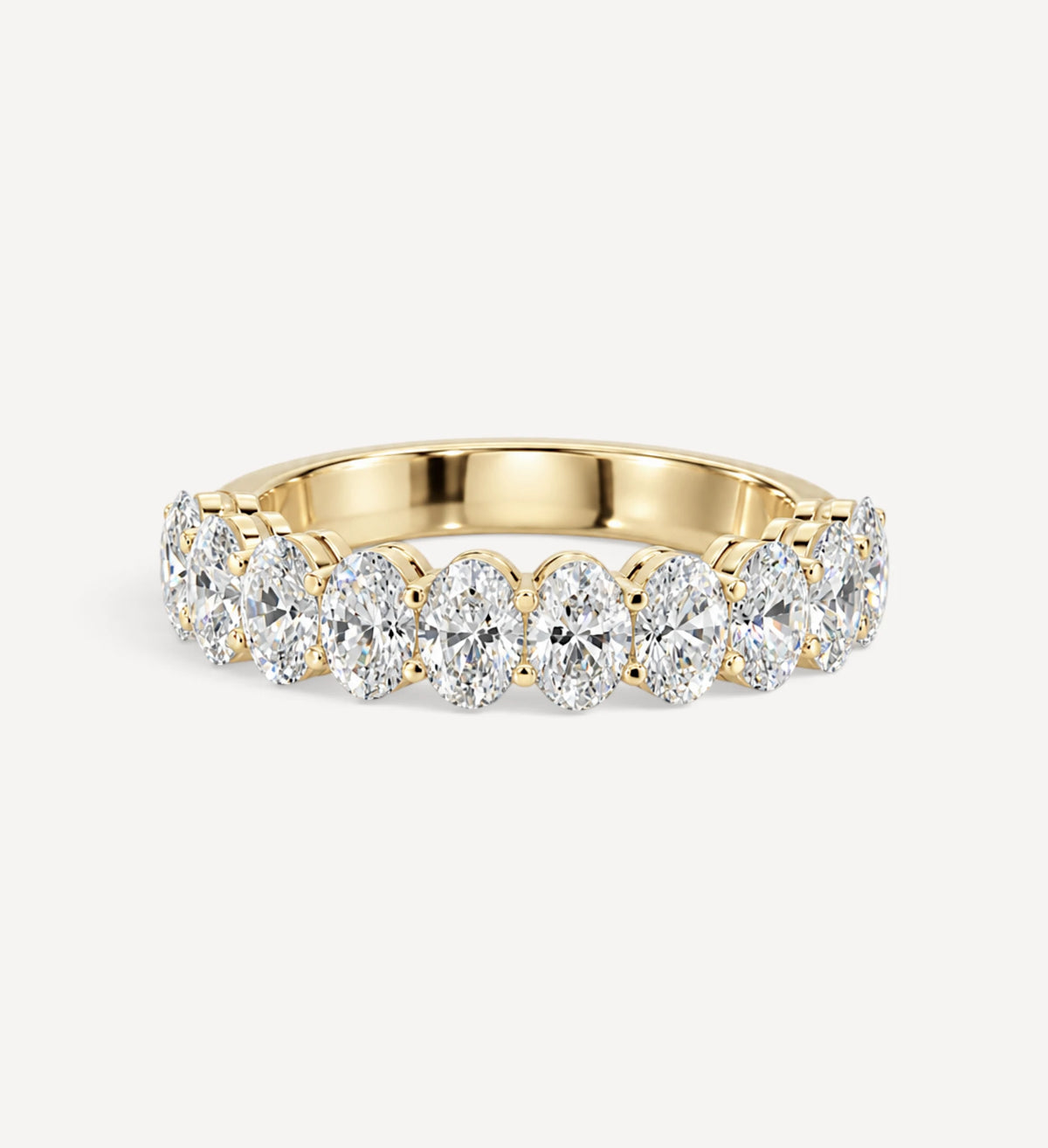 Classic Eternity Ring | Oval Diamond