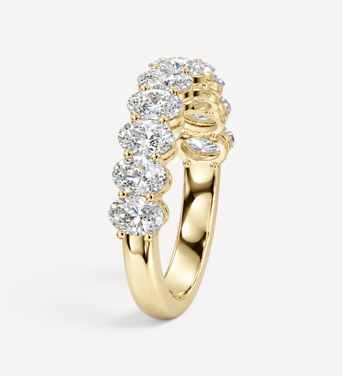 Classic Eternity Ring | Oval Diamond