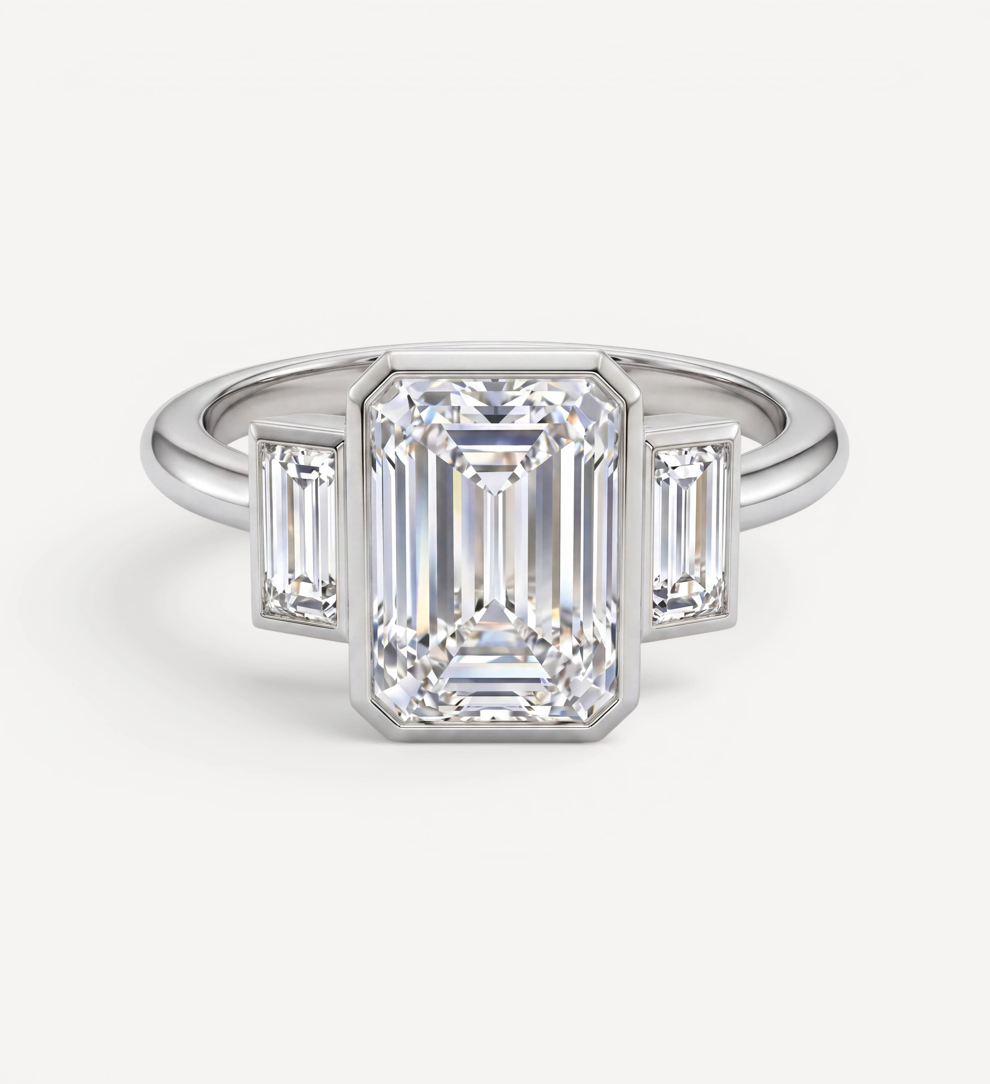 Elysia Ring | Emerald Diamond