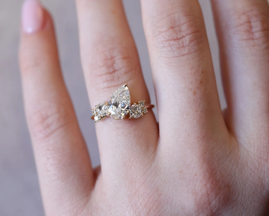 Winifred Diamond Cluster | Pear