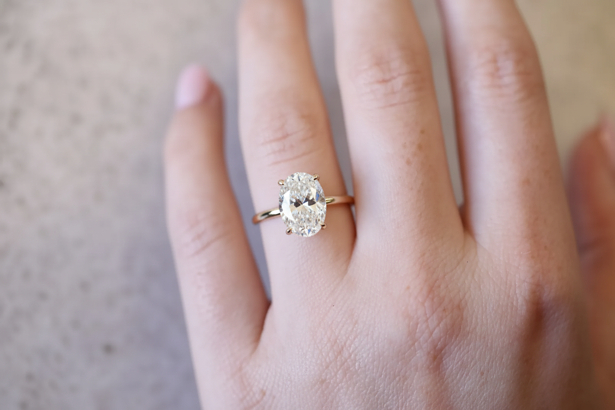 Willa Diamond Solitaire | Oval