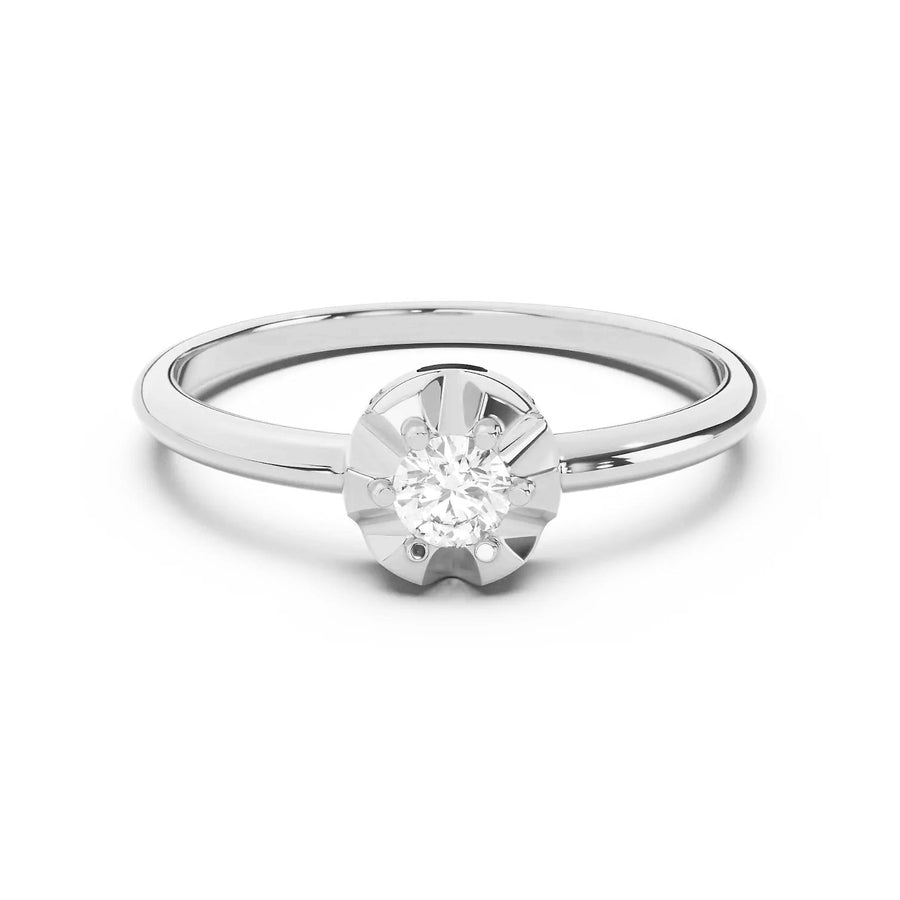 Petite Margot Ring | Round Birthstone