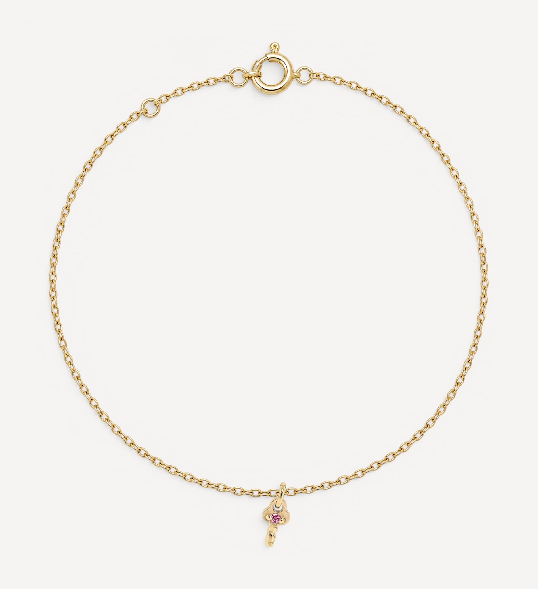 Mini Key Bracelet | birthstone