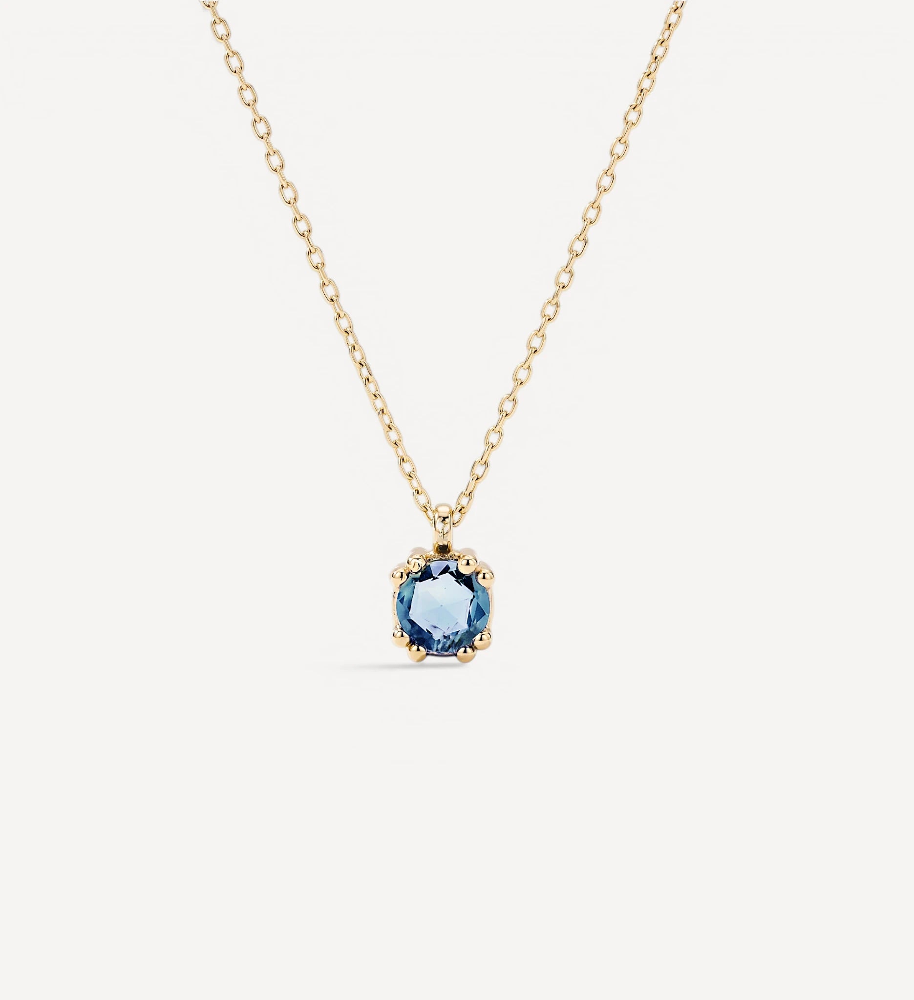Venus necklace | blue sapphire
