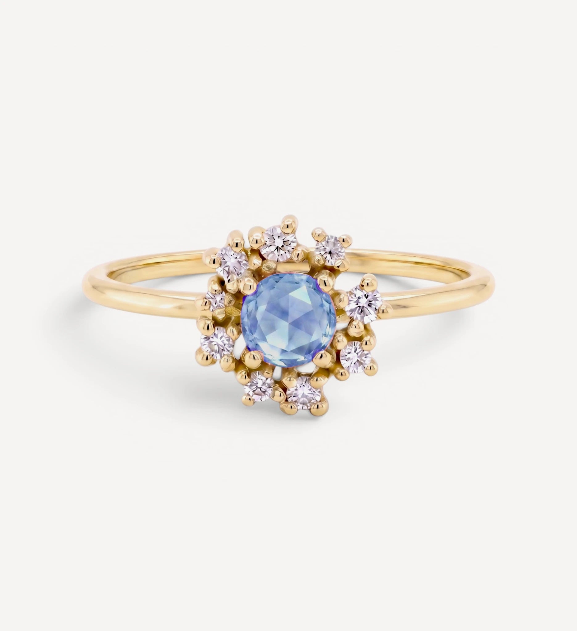 Florence II | blue sapphire & diamonds